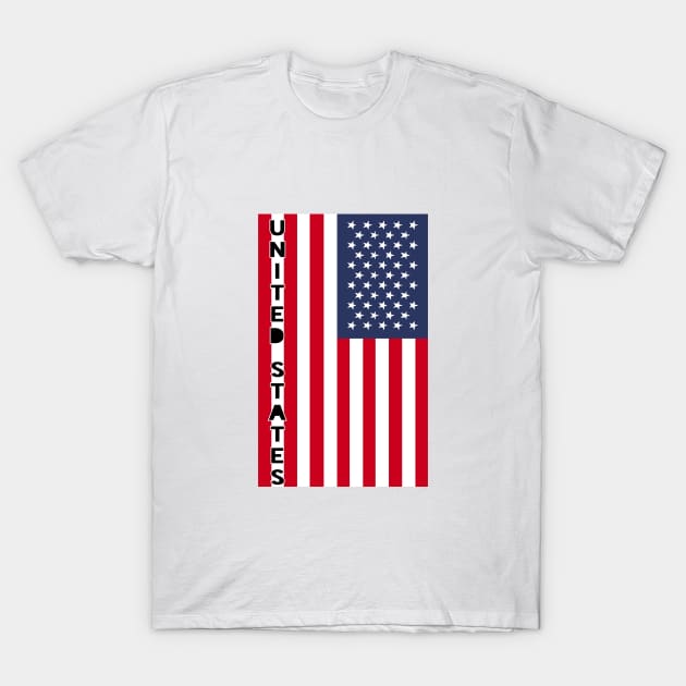 United States flag T-Shirt by Travellers